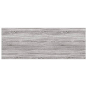 Mensole Parete 4pz Grigio Sonoma 80x30x1,5cm Legno Multistrato 838269
