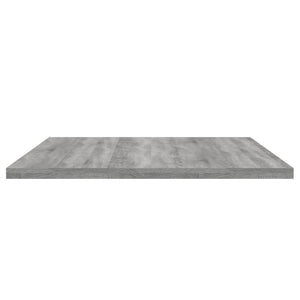 Mensole Parete 4pz Grigio Sonoma 80x40x1,5cm Legno Multistrato 838275