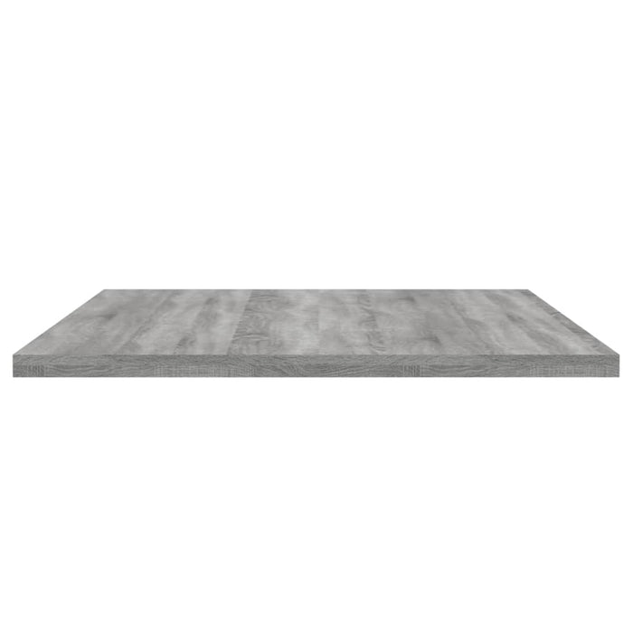Mensole Parete 4pz Grigio Sonoma 80x40x1,5cm Legno Multistrato 838275