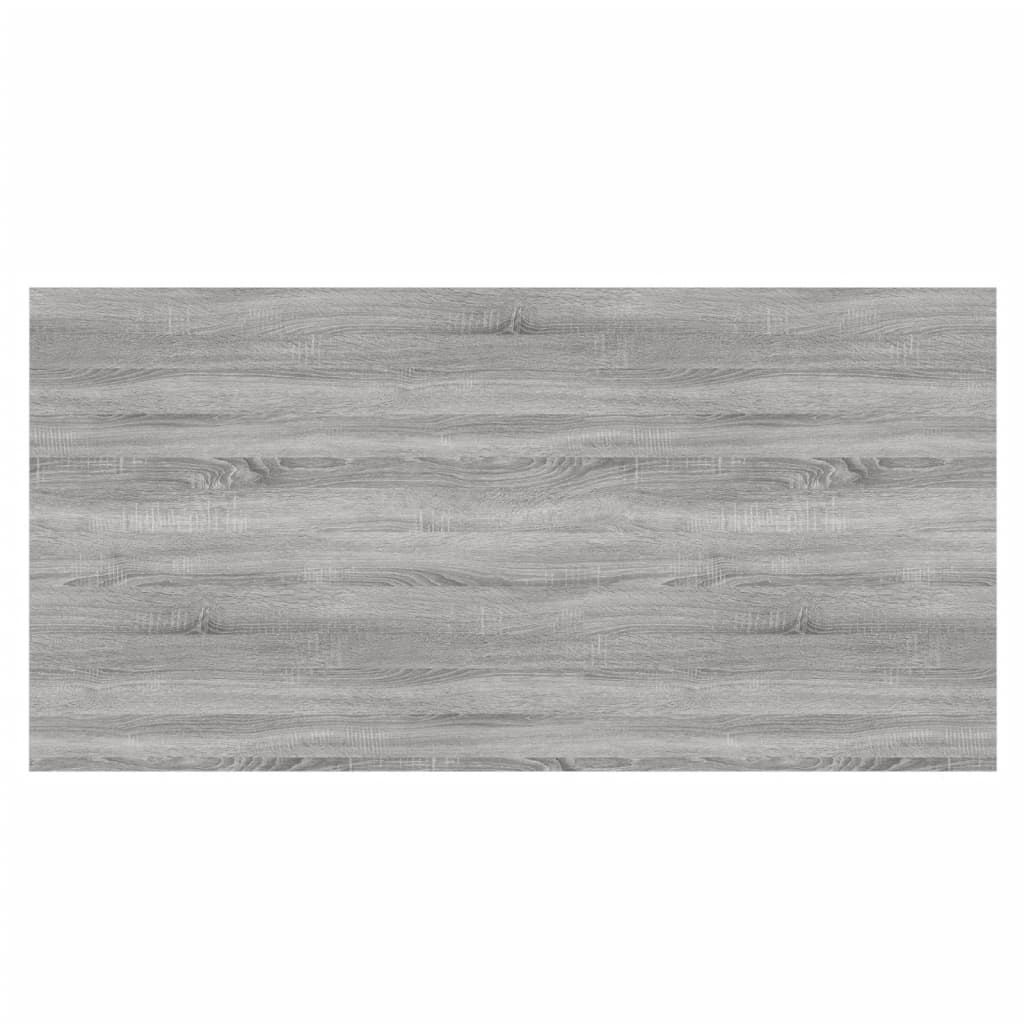 Mensole Parete 4pz Grigio Sonoma 80x40x1,5cm Legno Multistrato 838275