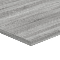 Mensole Parete 4pz Grigio Sonoma 80x40x1,5cm Legno Multistrato 838275