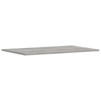 Mensole Parete 4pz Grigio Sonoma 80x50x1,5cm Legno Multistrato 838281