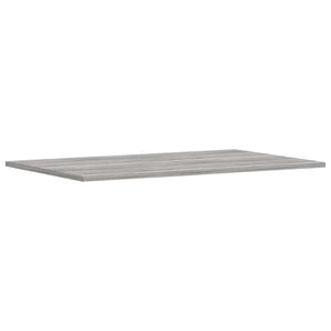 Mensole Parete 4pz Grigio Sonoma 80x50x1,5cm Legno Multistrato 838281