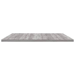 Mensole Parete 4pz Grigio Sonoma 80x50x1,5cm Legno Multistrato 838281