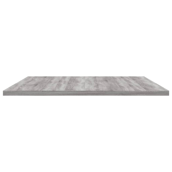 Mensole Parete 4pz Grigio Sonoma 80x50x1,5cm Legno Multistrato 838281