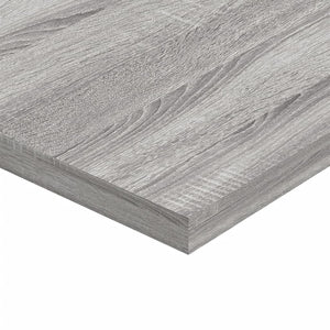 Mensole Parete 4pz Grigio Sonoma 80x50x1,5cm Legno Multistrato 838281