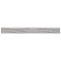 Mensole Parete 4pz Grigio Sonoma 100x10x1,5cm Legno Multistrato