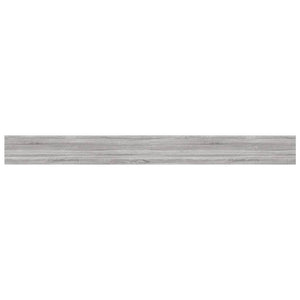 Mensole Parete 4pz Grigio Sonoma 100x10x1,5cm Legno Multistrato