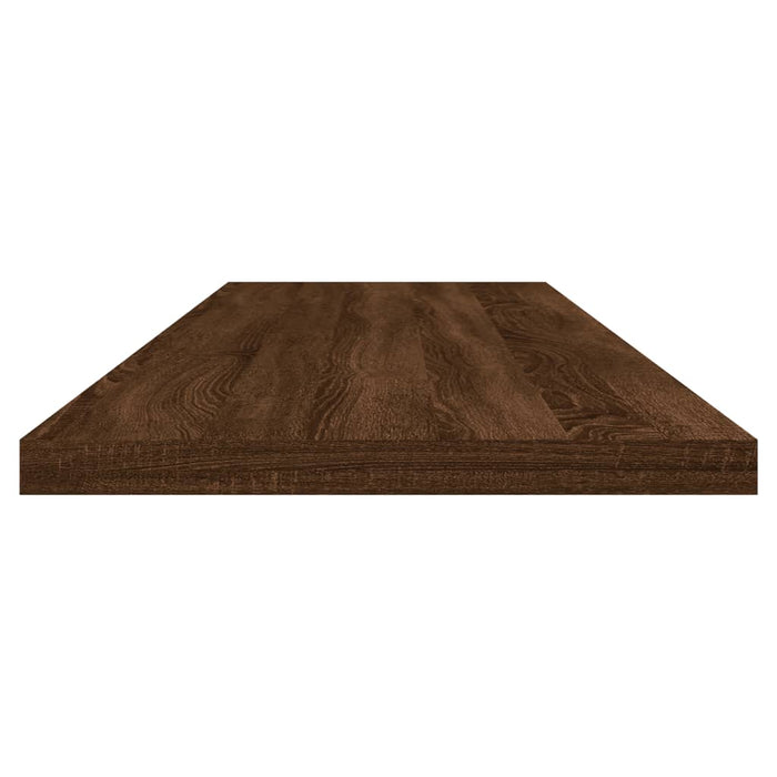 Mensole Parete 4pz Rovere Marrone 100x20x1,5 Legno Multistrato 838295