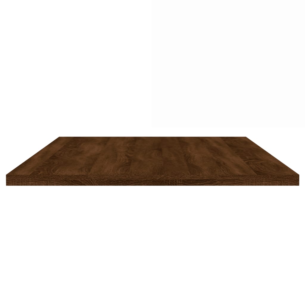 Mensole Parete 4pz Rovere Marrone 100x40x1,5 Legno Multistrato 838305