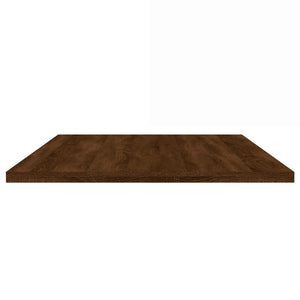 Mensole Parete 4pz Rovere Marrone 100x40x1,5 Legno Multistrato 838305