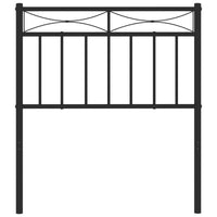 Testiera in Metallo Nero 75 cm 373717