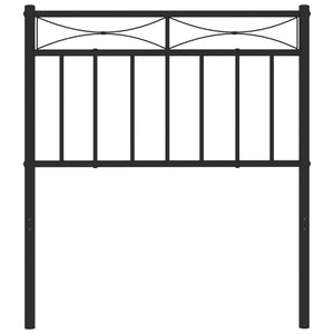 Testiera in Metallo Nero 75 cm 373717