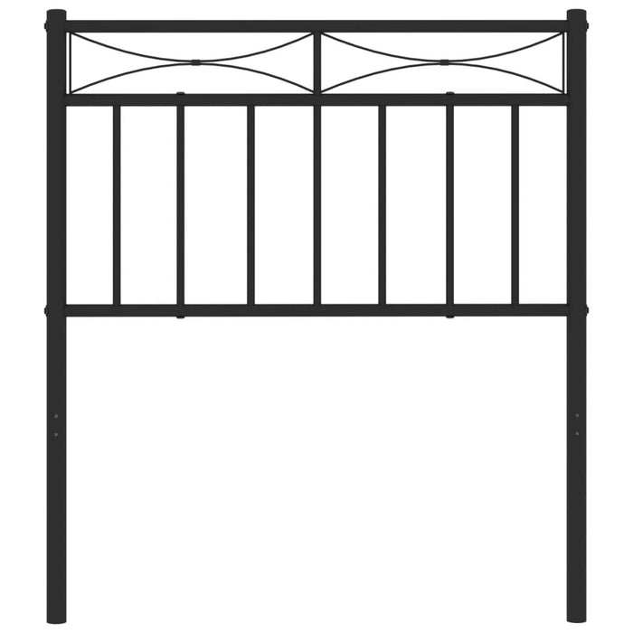 Testiera in Metallo Nero 75 cm 373717