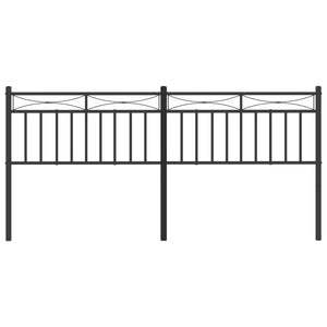 Testiera in Metallo Nero 200 cm 373729