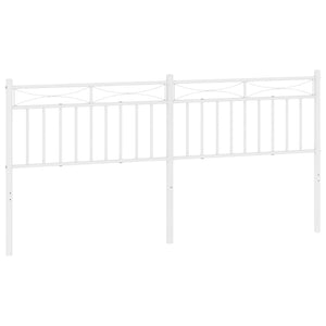 Testiera in Metallo-Testiera in Ferro-Testata Bianco 193 cm 299659