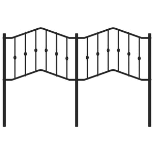 Testiera in Metallo Nero 140 cm 373822