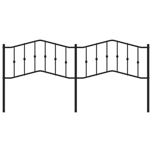 Testiera in Metallo Nero 193 cm 373826