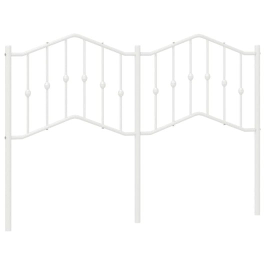 Testiera in Metallo Bianco 140 cm 373871