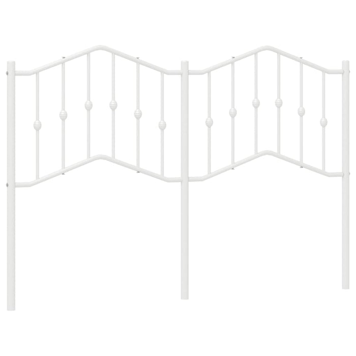 Testiera in Metallo Bianco 140 cm 373871