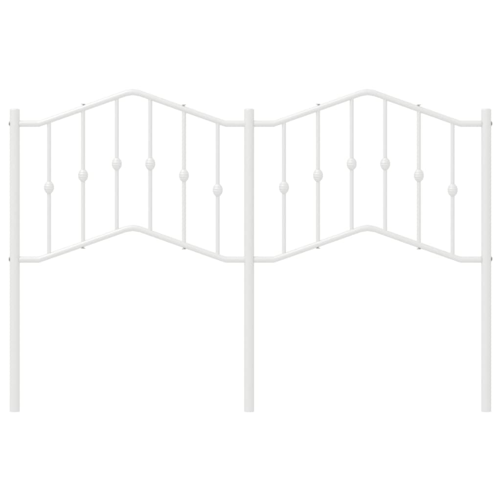 Testiera in Metallo Bianco 140 cm 373871