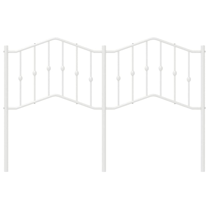 Testiera in Metallo Bianco 140 cm 373871