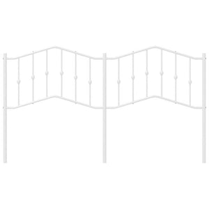 Testiera in Metallo Bianco 180 cm 373874