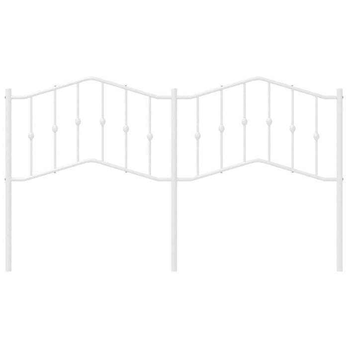 Testiera in Metallo Bianco 180 cm 373874