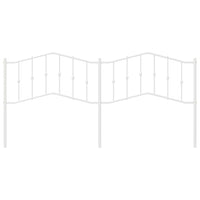 Testiera in Metallo Bianco 193 cm 373875