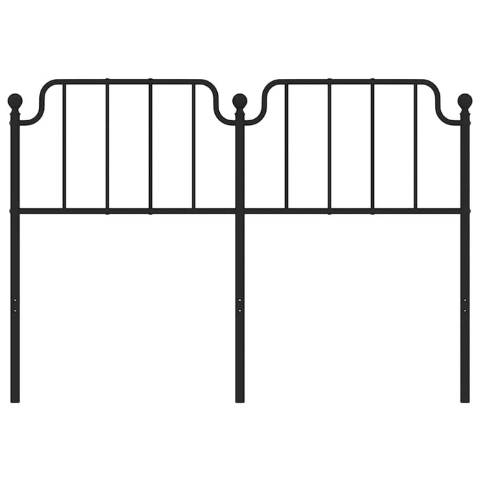 Testiera in Metallo Nero 150 cm 373921