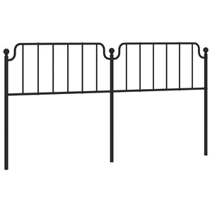 Testiera in Metallo-Testiera in Ferro-Testata Nero 193 cm 103848