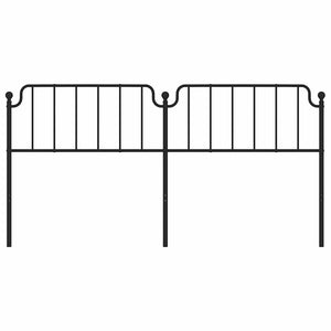 Testiera in Metallo Nero 193 cm 373924