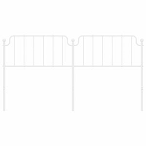 Testiera in Metallo Bianco 180 cm 373972