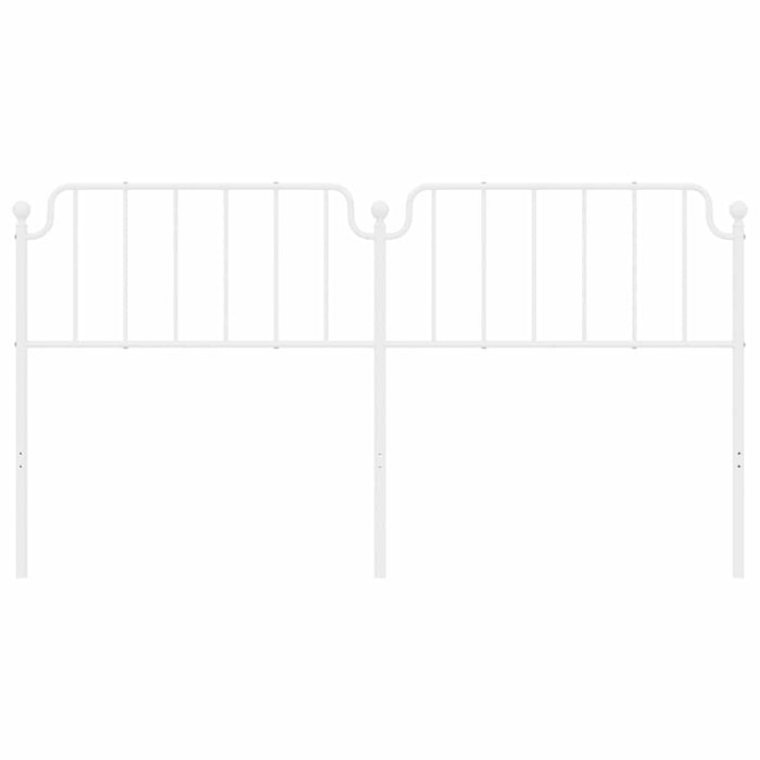 Testiera in Metallo Bianco 180 cm 373972