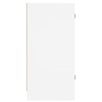 Mobile con Ante in Vetro Bianco 35x37x75,5 cm