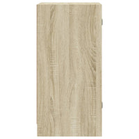 Mobile con Ante in Vetro Rovere Sonoma 35x37x75,5 cm 836401