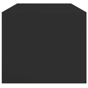 Tavolino da Salotto con Ante in Vetro Nero 102x50x42 cm 836414