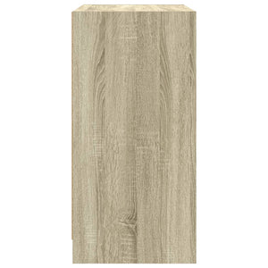 Mobile con Ante in Vetro Rovere Sonoma 68x37x75,5 cm 836422