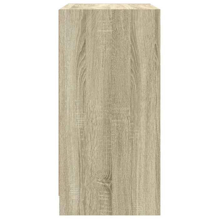 Mobile con Ante in Vetro Rovere Sonoma 68x37x75,5 cm 836422