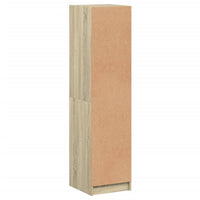 vidaXL Credenza con Anta in Vetro Rovere Sonoma 35x37x142 cm