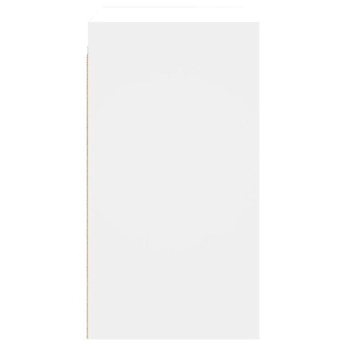 Mobile a Muro con Ante in Vetro Bianco 68x37x68,5 cm 836490
