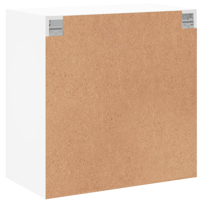 Mobile a Muro con Ante in Vetro Bianco 68x37x68,5 cm 836490