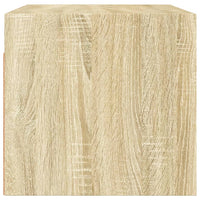 Mobile a Muro con Ante in Vetro Rovere Sonoma 68,5x37x35 cm 836501