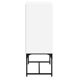 Mobile con Ante in Vetro Bianco 69x37x100 cm 836546