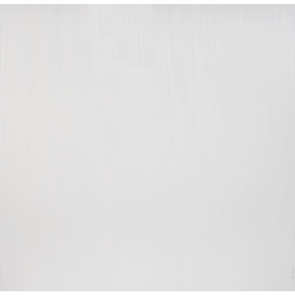 Comodino FLORO Bianco 45x39x57 cm in Legno Massello di Pino 374003