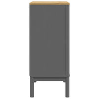 Cassettiera FLORO Grigia in Legno Massello di Pino 374010