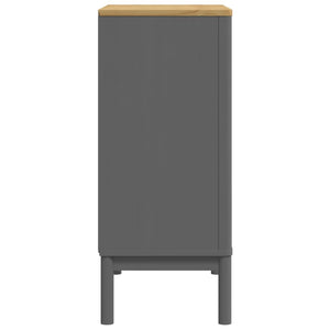 Cassettiera FLORO Grigia in Legno Massello di Pino 374010