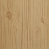 Tavolino FLORO Marrone Cera 99x55,5x45 cm in Legno di Pino 374017