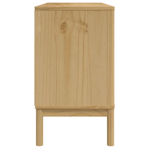 Credenza FLORO Marrone Cera 114x43x74 cm in Legno di Pino 374023