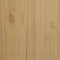 Tavolo per Lampada FLORO 55x55x54 cm Marrone Cera Legno di Pino 374026